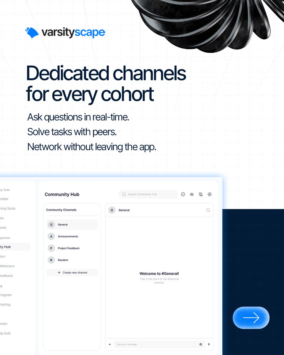 varsityscape's tweet photo. Last year, we looked at our app and realized it was good.

But “good” doesn’t close the skills gap.

So we rebuilt VarsityScape from scratch and these are some of our favourite features after the revamp. https://t.co/eUy0cL1FMU