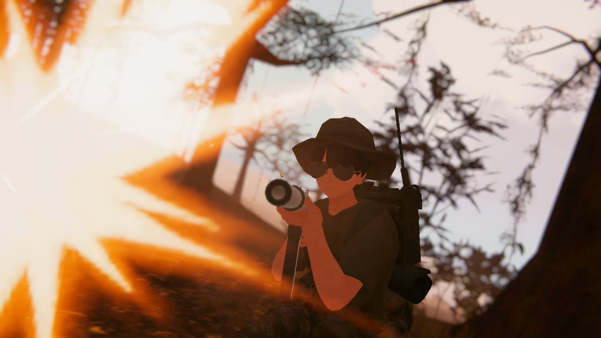 Thotslayer34's tweet photo. Queue the Vietnam music #VRChatPhotography #VRChat自己紹介カード https://t.co/XpuWMtMG29