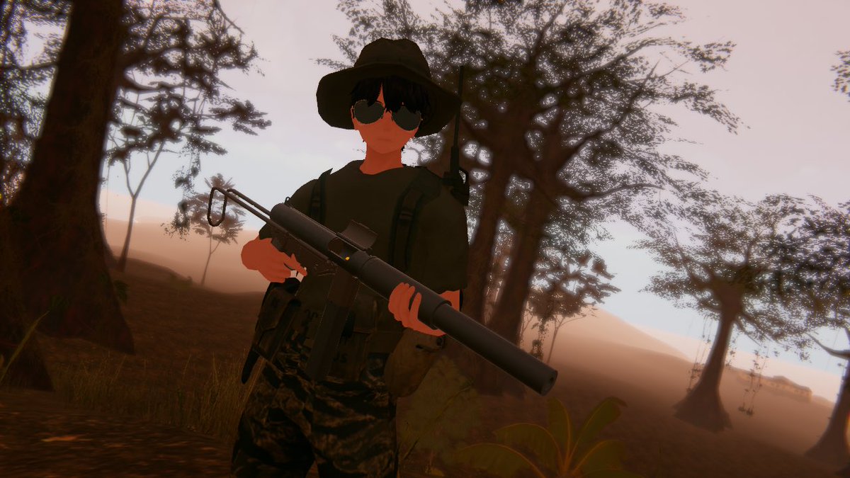 Thotslayer34's tweet photo. Queue the Vietnam music #VRChatPhotography #VRChat自己紹介カード https://t.co/XpuWMtMG29