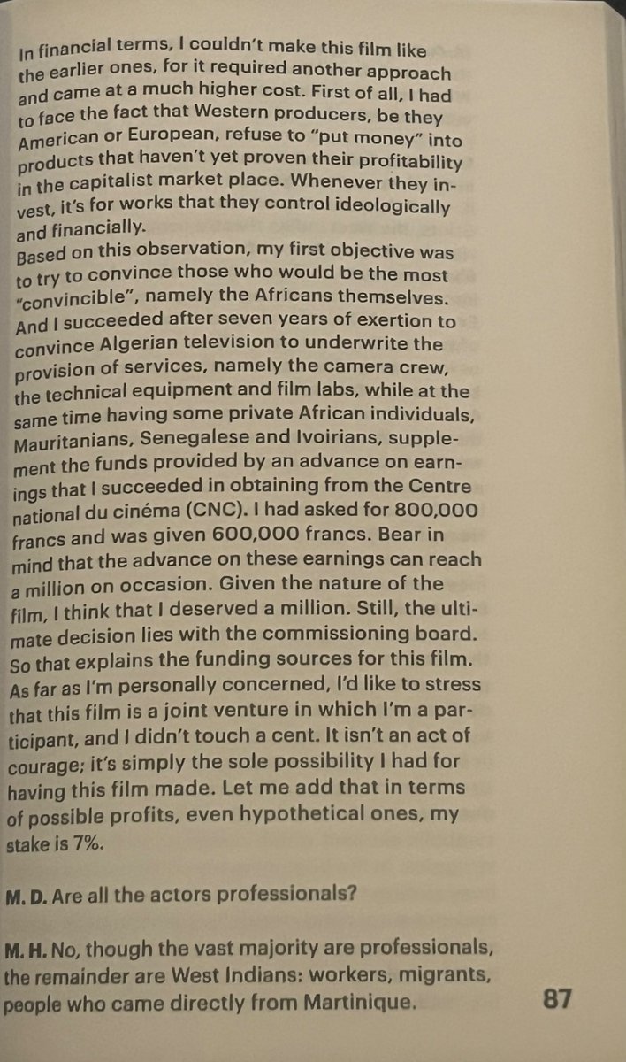roseilum's tweet photo. 1970-2018 interviews with med hondo: a cinema on the run pg 85-97 1/4 https://t.co/ZkVQqvZYjp