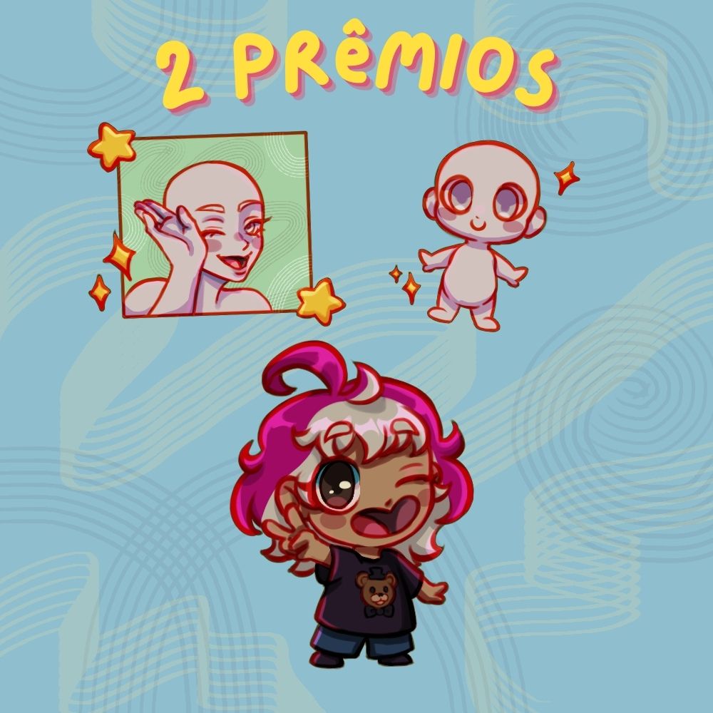 ✨SORTEIO ✨

1° Prêmio: um icon renderizado 
2° Prêmio: um chibi 

Para participar: 
- curtir esse post e o fixado
- retweetar esse post e o fixado
- me seguir
- comentar seu @

Resultado 07/02 🫶💖