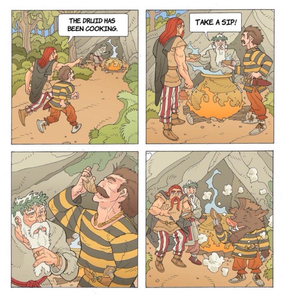 Be vigilant, there are druids about