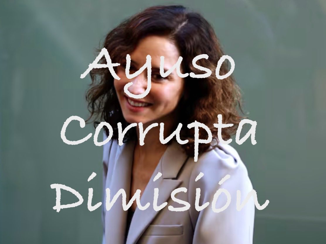 Marronsv1's tweet photo. Ha dimitido ya el alcalde de Móstoles y quien lo encubren?
Más de un año tapándolo y mientras dando clases de moral
#AyusoDimision  #SerranoDimision https://t.co/bnSrjBCzOs