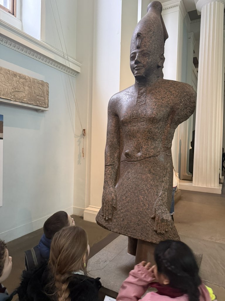 MountStewartSch's tweet photo. Year 3 exploring the statue of King Thutmose III and The Rosetta Stone
#tmssyear3 #tmsshistory https://t.co/2xq6DVPmJI