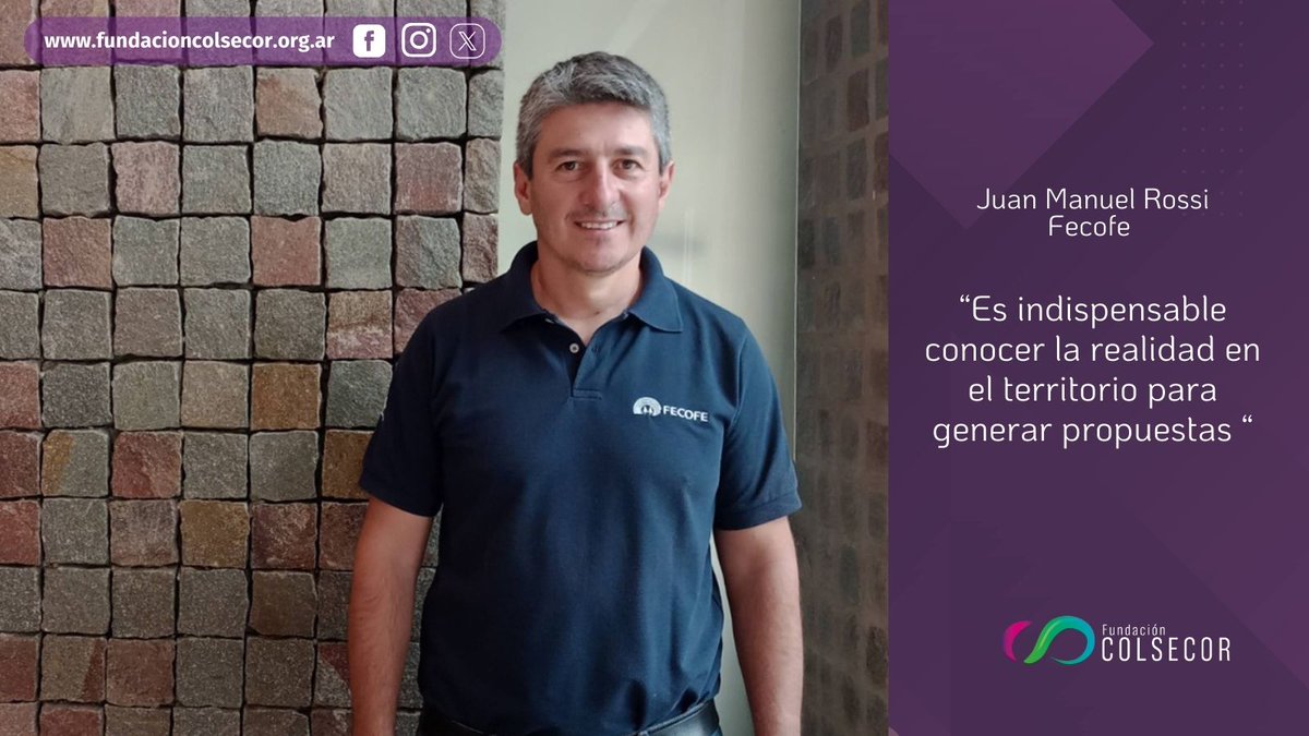 #Entrevista
📌“Es indispensable conocer la realidad en el territorio para generar propuestas", sostuvo Juan Manuel Rossi , presidente de #Fecofe, en el marco de los proyectos de medición de la Canasta Básica y RePre fundacioncolsecor.org.ar/novedades/es-i…
#FundaciónColsecor #FundaciónCooperativa