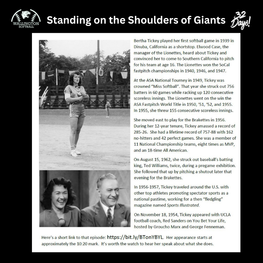 Wallington HS Softball tweet media