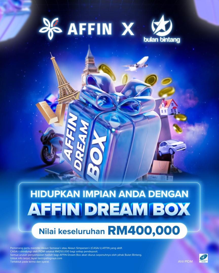 Duit raya sampai RM250K + AFFIN Dream Box RM400K menanti 👀💸
Memang rugi kalau tak singgah #AFFINUNIVERSE 50th Anniversary Showcase hujung minggu ni di MITEC KL.
Jumpa korang kat sana!
#AFFIN #AFFINUNIVERSE #MITECKL #KLEvents