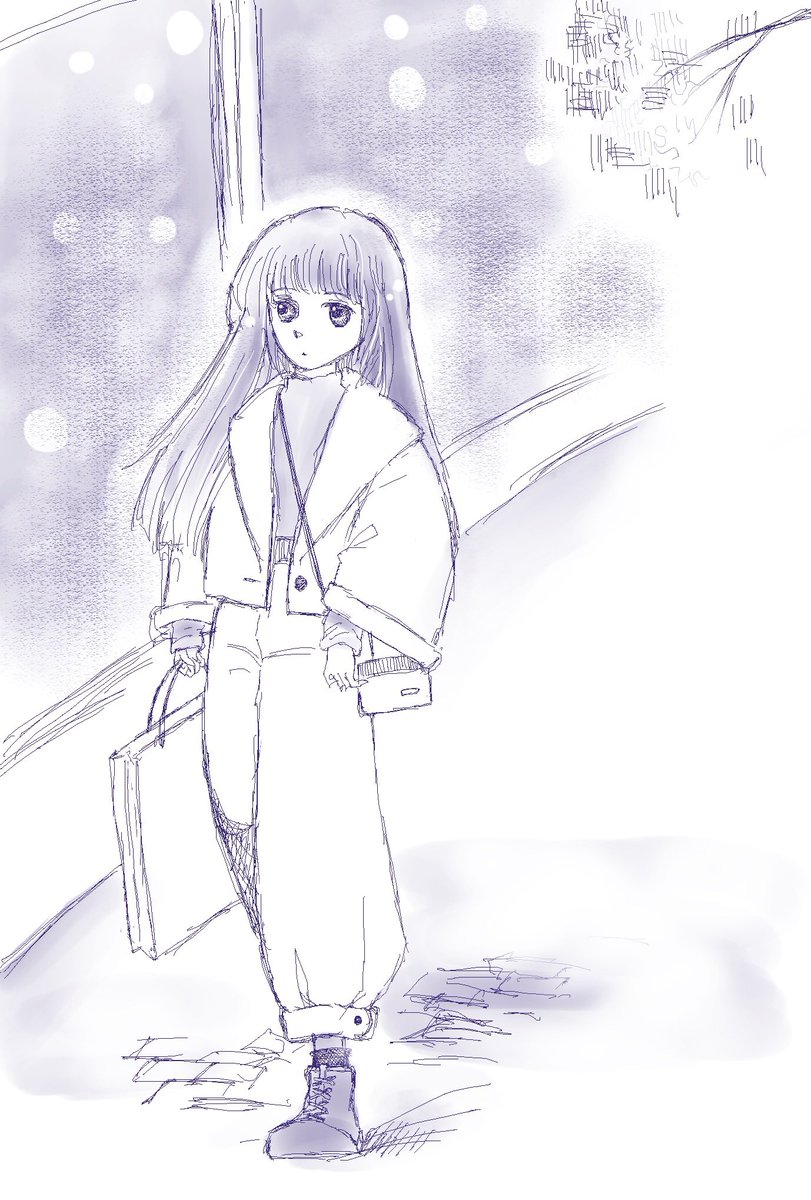 本日の楽描き♪ #イラスト #オリジナル