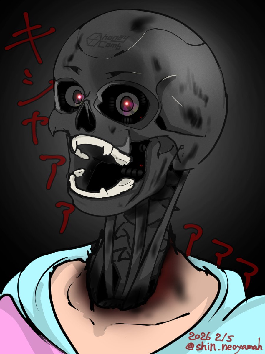 shin_neoyamah's tweet image. 火炎放射器で襲ってきたシステム勢(JC型)を返り討ちにしたカムイ習作

ねお「えっと…このカムイさんは怒ってるんですかそれとも嘲笑ってるんですか」
未羽「32％くらいのレベルで怒ってる」
ねお「…」
未羽「…」

ねお「(ホラーなのかコメディなのかリアクションにこまるなこれ)」