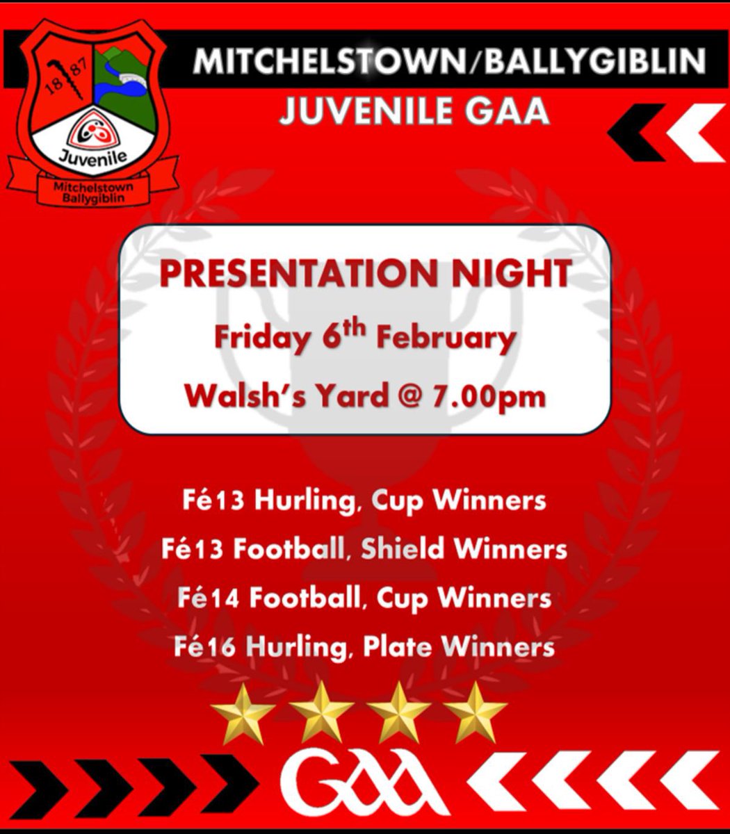 Mitchelstown Ballygiblin Juvenile Club tweet media