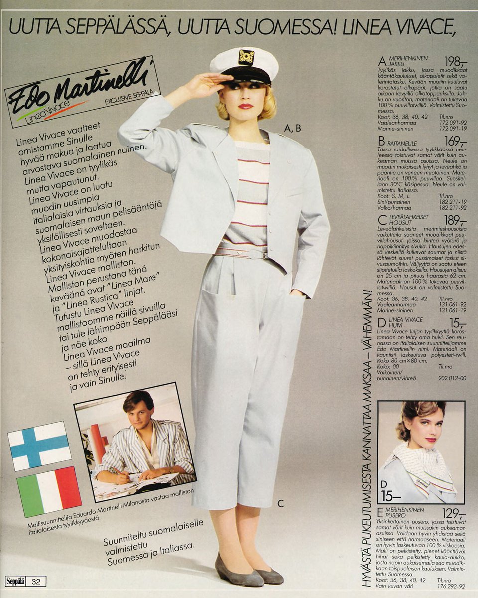 VintageMags's tweet photo. Seppälä Kevät Kesä March 1984.
#catalogues #vintage https://t.co/eM31p0GcFD
