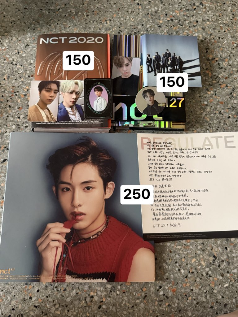 ปล่อยอัลบั้ม NCT 150ทุกเล่ม  อัลบั้มเต็ม ‼️

ยกเว้นปกวินวิน 250฿ คับ

#ตลาดนัดnct #ตลาดนัดkpop