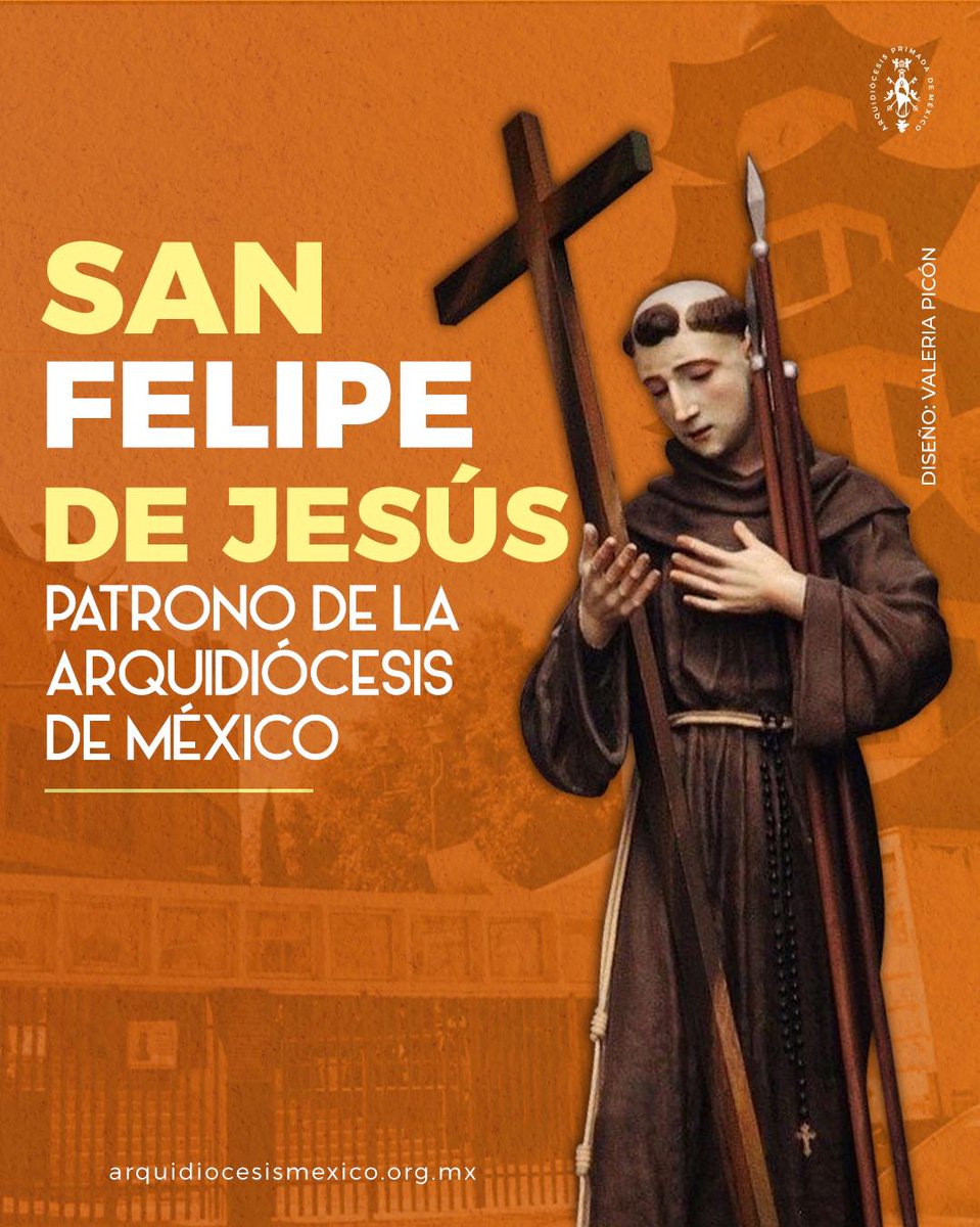 ArquidiocesisMx's tweet photo. ¡Hoy celebramos al primer santo mexicano! Nuestra Arquidiócesis tiene una gran variedad de parroquias dedicadas a San Felipe de Jesús.
Cuéntanos, ¿cuál de ellas has visitado? https://t.co/lOnx30eE74