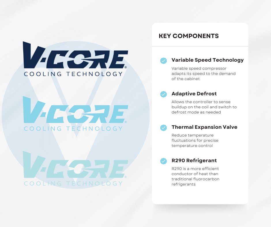 Built around performance — V-Core Cooling Technology delivers consistent temperatures where it matters most.

#VictoryRefrigeration #VCore #Welbilt