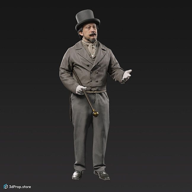 3d_Prop_store's tweet photo. This stylish fellow, in his top hat and coat, is ready for anything: a detective role, a romantic setting, or perhaps even as the charismatic ringmaster. https://t.co/tPsoGPcGlW