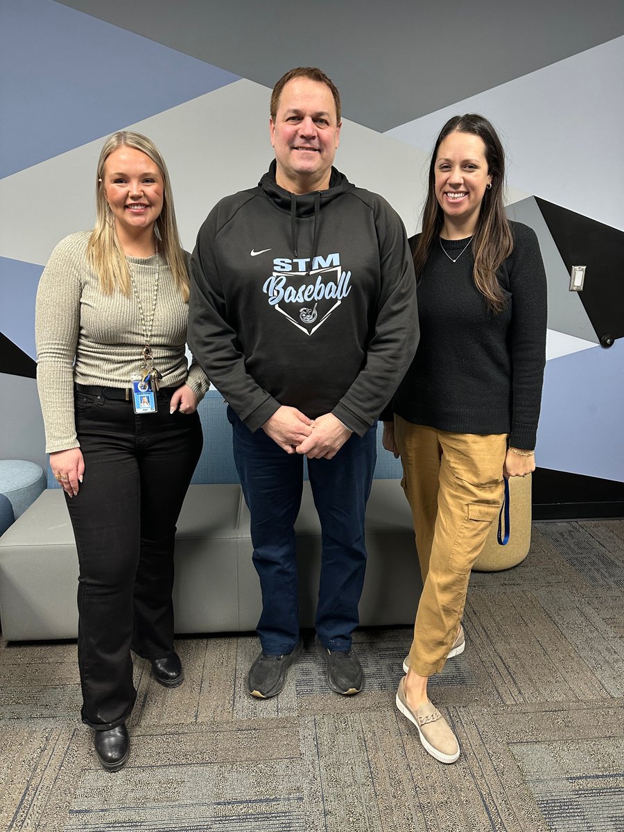 STMCavaliers's tweet photo. Itโs National School Counseling Week ๐ญ๐
Join us in celebrating Ms. Johnson, Mr. Schultz, and Ms. Young for the support and guidance they provide to our students throughout the school year. We appreciate you ๐ซถ๐ผ
#STM #Cavaliers #STMStrong #SchoolCounselingWeek https://t.co/1LLIfbYHG0