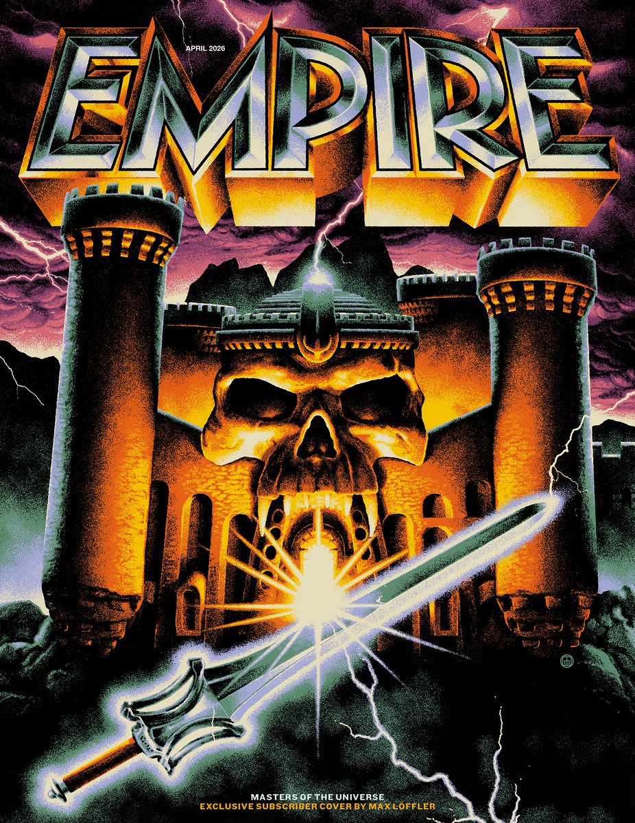 This month's Masters Of The Universe subscriber cover is an eye-popping hair-metal evocation of Castle Grayskull, illustrated exclusively for Empire by Max Loffler.

READ MORE: empireonline.com/movies/news/ma…