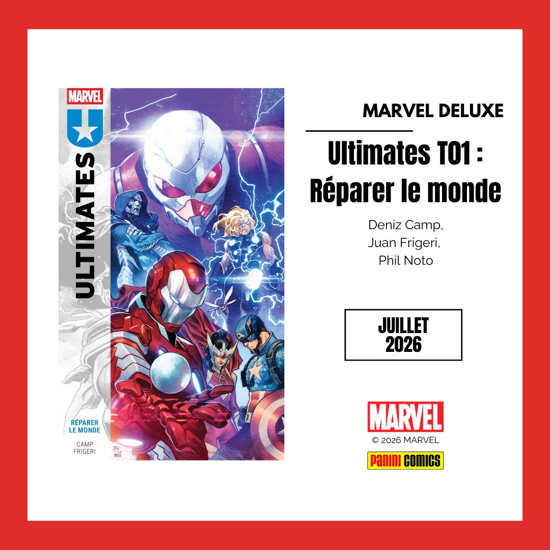 paninicomicsfra's tweet image. BIG NEWS ! Et après les DELUXE inédits, voici les DELUXE qui compilent des comics publiés dans les softcovers et on sait que ce sont deux albums très attendus !

* En mai, c'est la première moitié de la prestation de Christopher Cantwell, Cafu et Angel Unzueta sur IRON MAN ! Un…