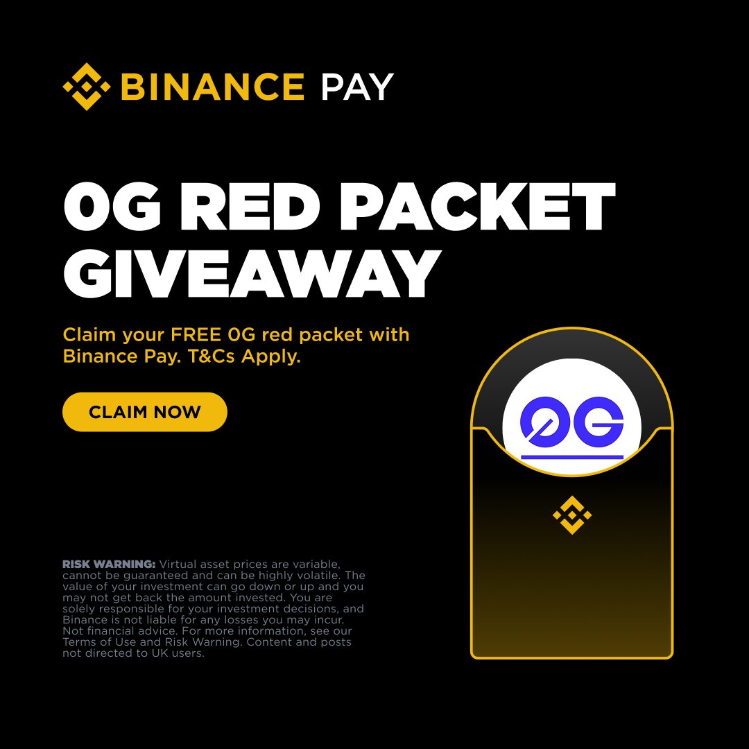 Celebrate Lunar New Year with Binance Pay!

Claim your free 0G <a href="/0G_Foundation/">0G Foundation</a> red packet today 🧧

Know more 👉 app.binance.com/pay-activity/r…