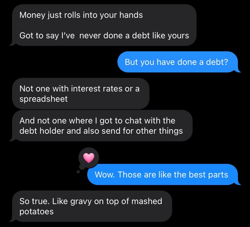 Like literally WHAT are they doing?? 

How are you gonna remove all the best parts of a debt contract?!