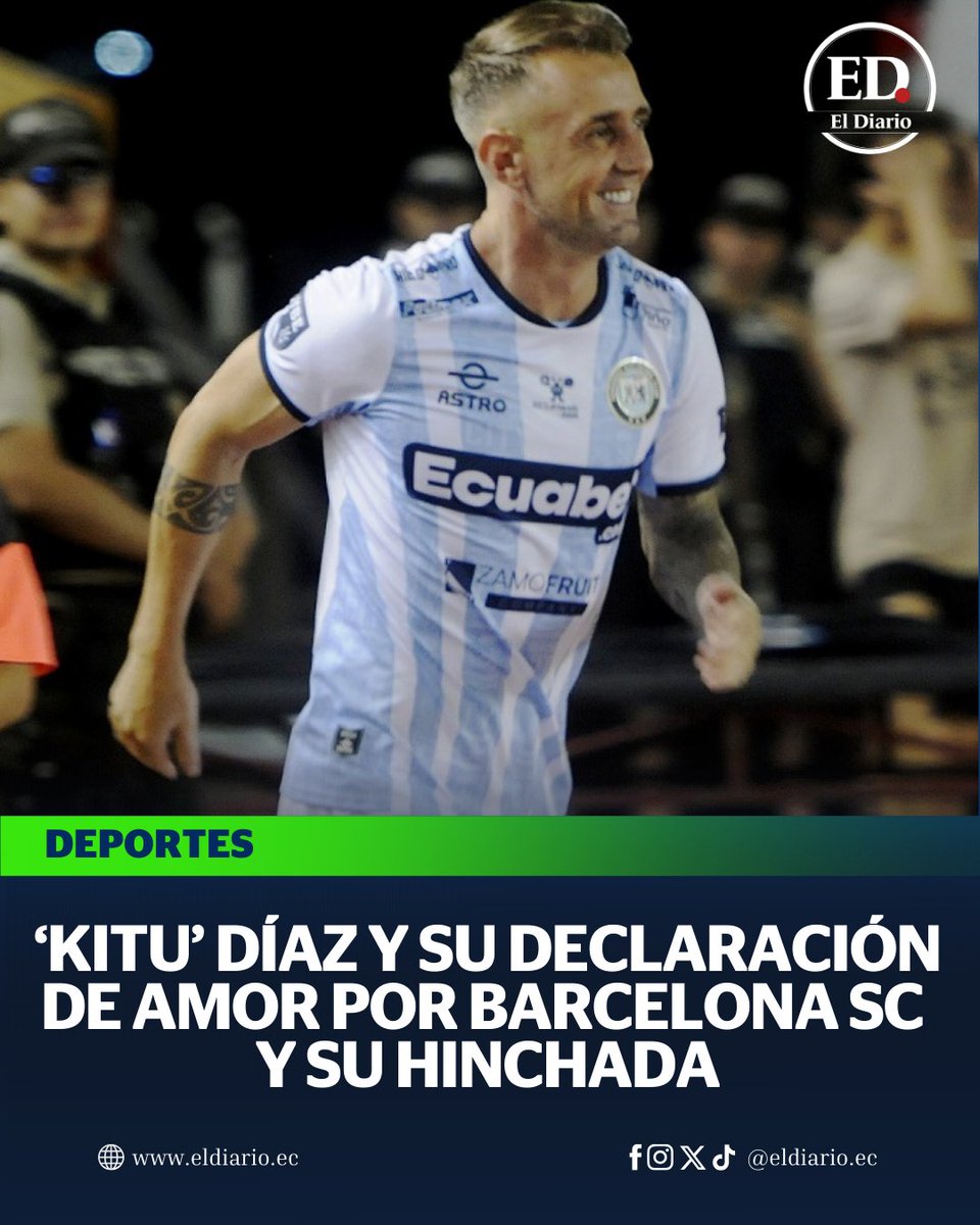 eldiarioec's tweet photo. #Deportes | Esto dijo el #Kitu Díaz acerca de Barcelona SC
► https://t.co/8K7a4nLIpI https://t.co/aHI5yulMWp