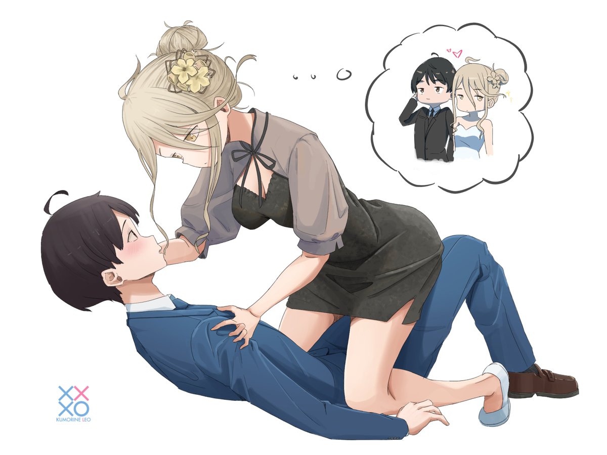 「…キスしたら...花嫁に...してくれる？」🩶✨

#マケイン
#マケイン_FA