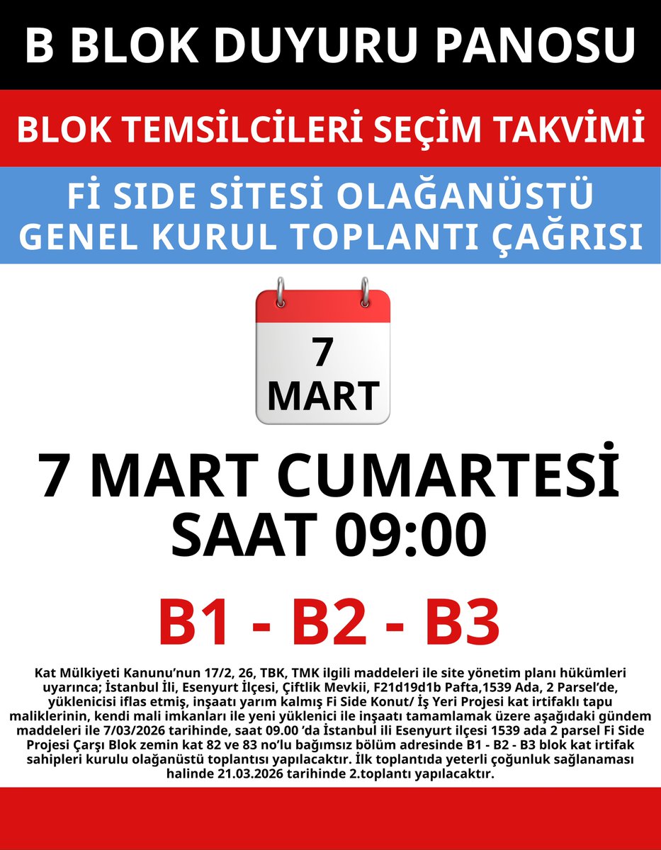 FisideMalikleri's tweet photo. Duyuru📢 OLAĞANÜSTÜ GENEL KURUL ÇAĞRISI https://t.co/Lc4N8pXWr7