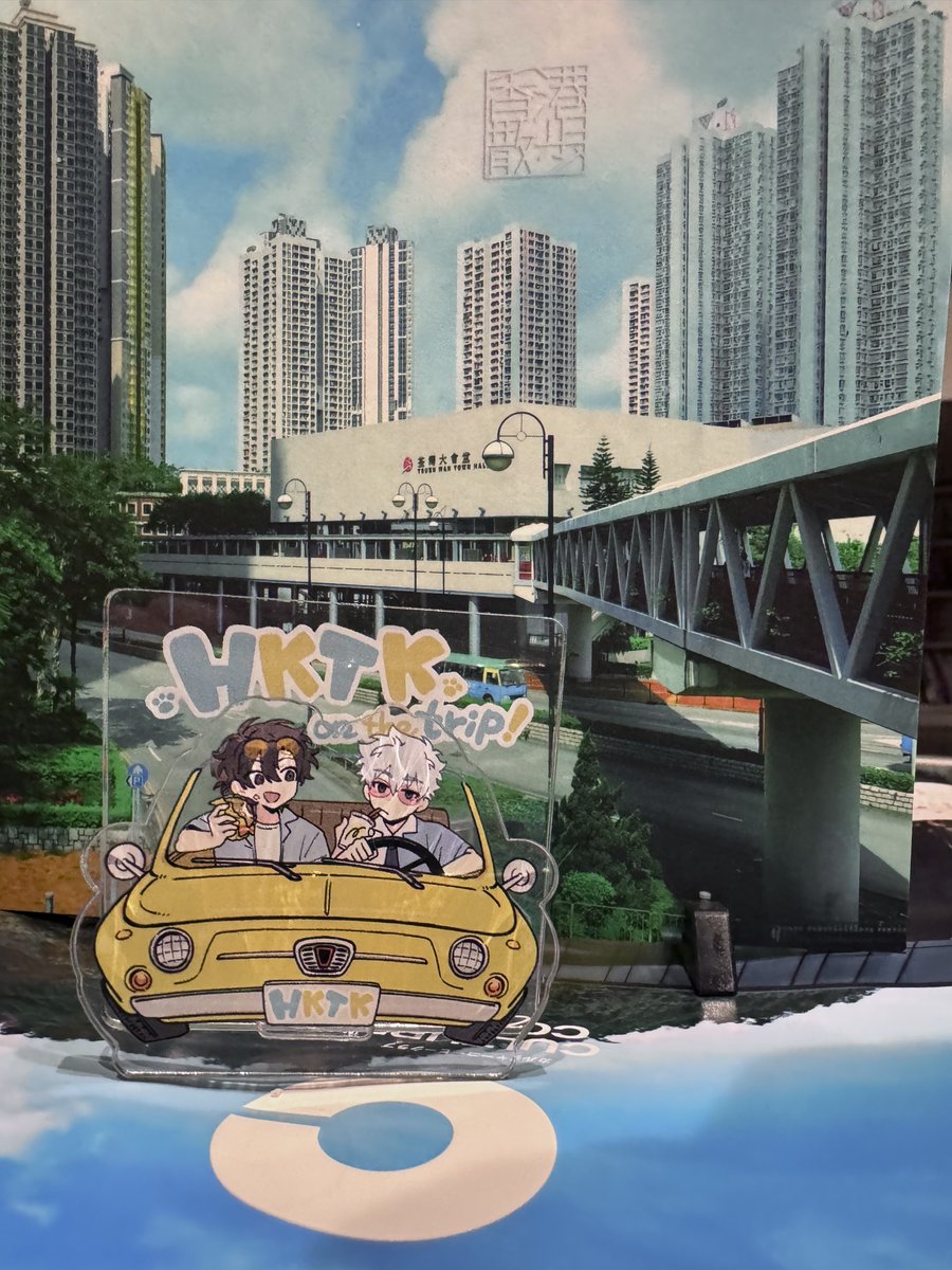 クリップ&アクリルカードこんな感じになりました♪かわいい♪♪柄違い2