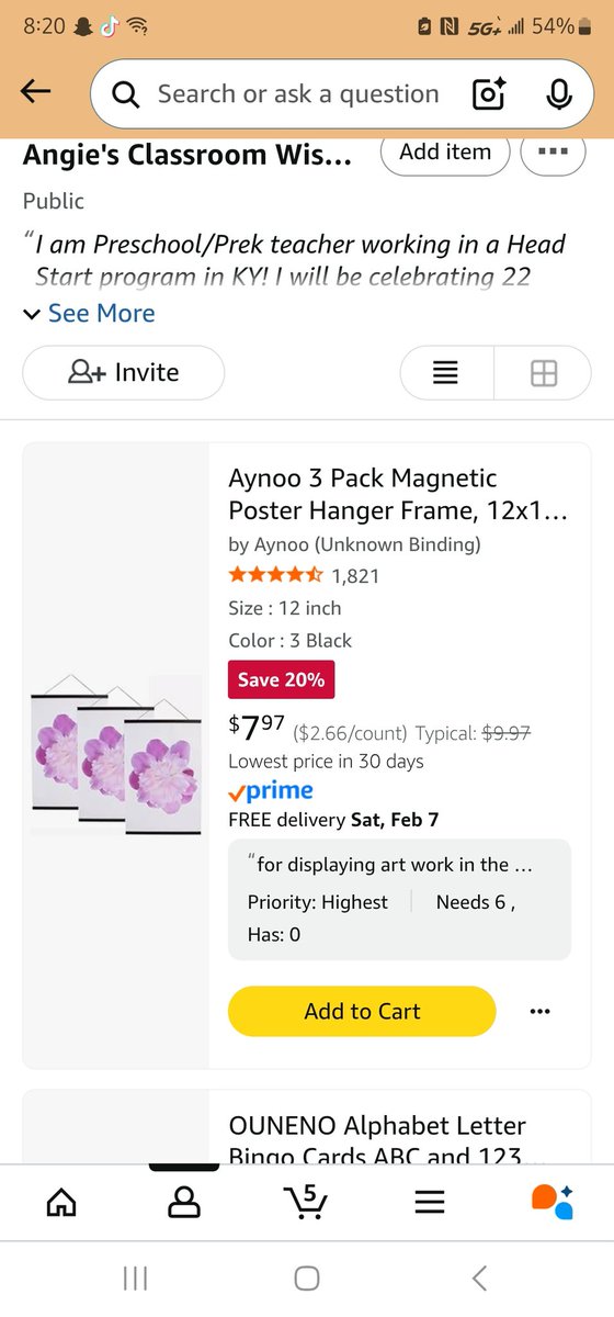 Hi, it's your friendly neighborhood preschool teacher.

I found these, and I feel like they are a good option to display artwork in our hallway. The pieces fall down with just tape on the back.

I would appreciate any reposts or donations ❤️ 

Thank you 🥹
amazon.com/hz/wishlist/ls…