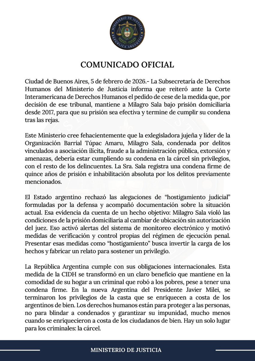 MinJusticia_Ar's tweet image. 