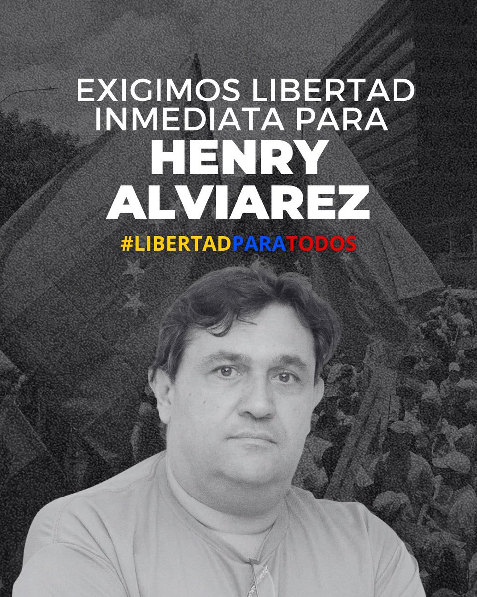 BrendaRibeiroG's tweet image. Libertad plena, incondicional e inmediata para Dignora Hernández, Henry Alviarez y Perkins Rocha 

Libertad para todos los Presos Políticos 🇻🇪