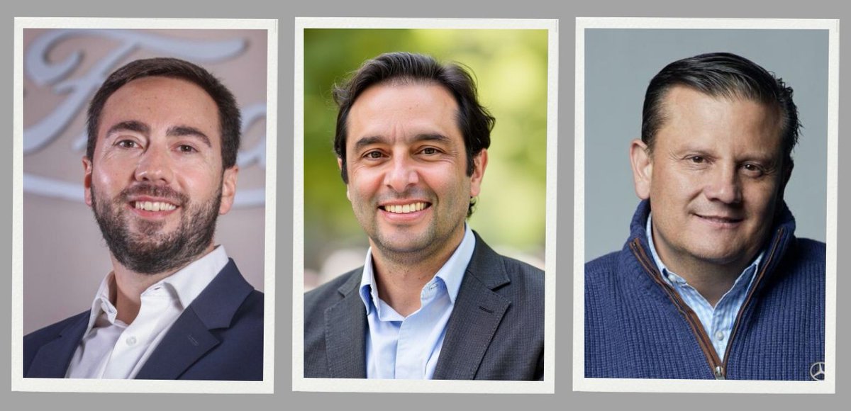 Osvaldo Santi es el nuevo gerente senior de Marketing Avanzado para América del Sur de #Ford.
Carlos Andres Pineda asume como Gerente General de #Inchcape en #CostaRica
Hector Corredor Polanco es el nuevo Managing Director del Cluster Andino Norte de #Inchcape.

#nombramientos