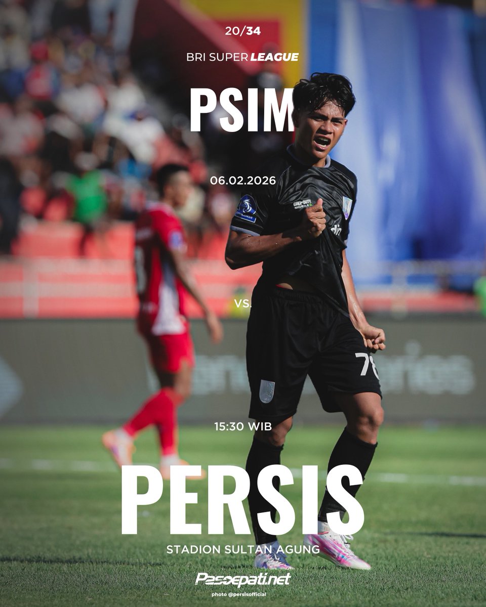 PasoepatiNet's tweet photo. Pertandingan ke-20 Laskar Sambernyawa akan menjalani Derby Mataram menghadapi PSIM di Stadion Sultan Agung Bantul.
Kemenengan harga nati #MataramIsRed
#persissolo
#pasoeparinetb https://t.co/uhnrLD7dEY