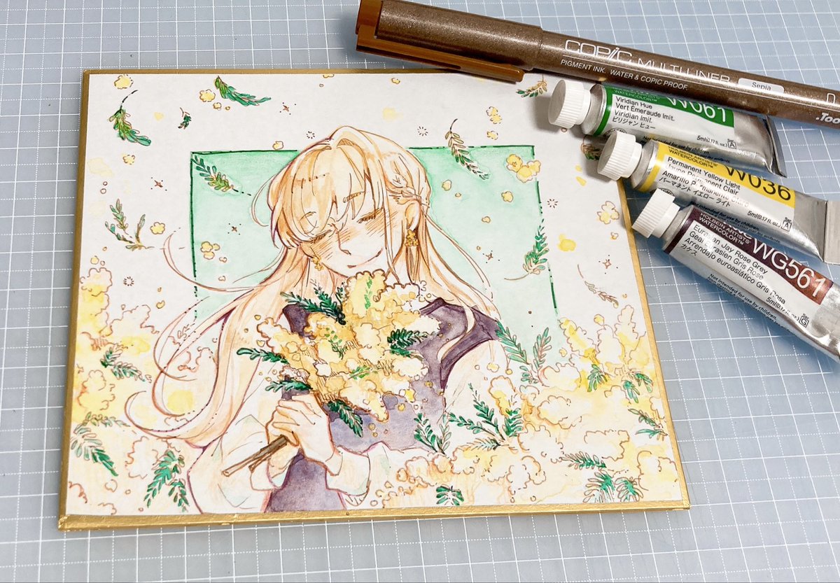 透明水彩 受け取る🌼