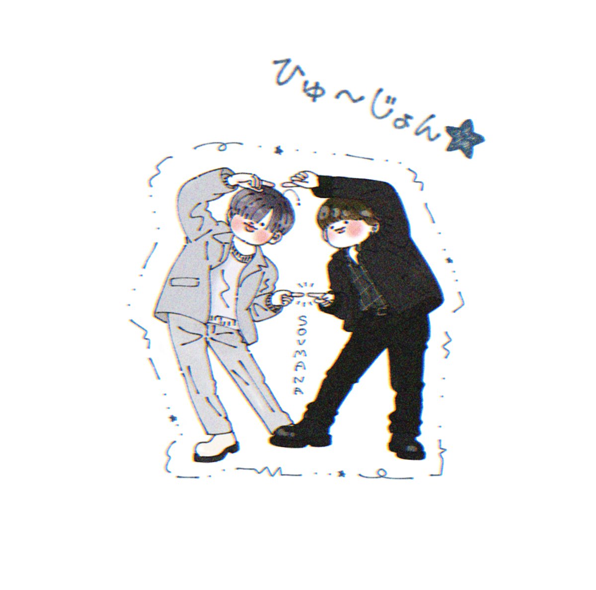 Im3B8c's tweet image. .*･ﾟふたごﾁｬﾝ  .ﾟ･*.

 #BEFIRST  
 #BEFIRSTファンアート