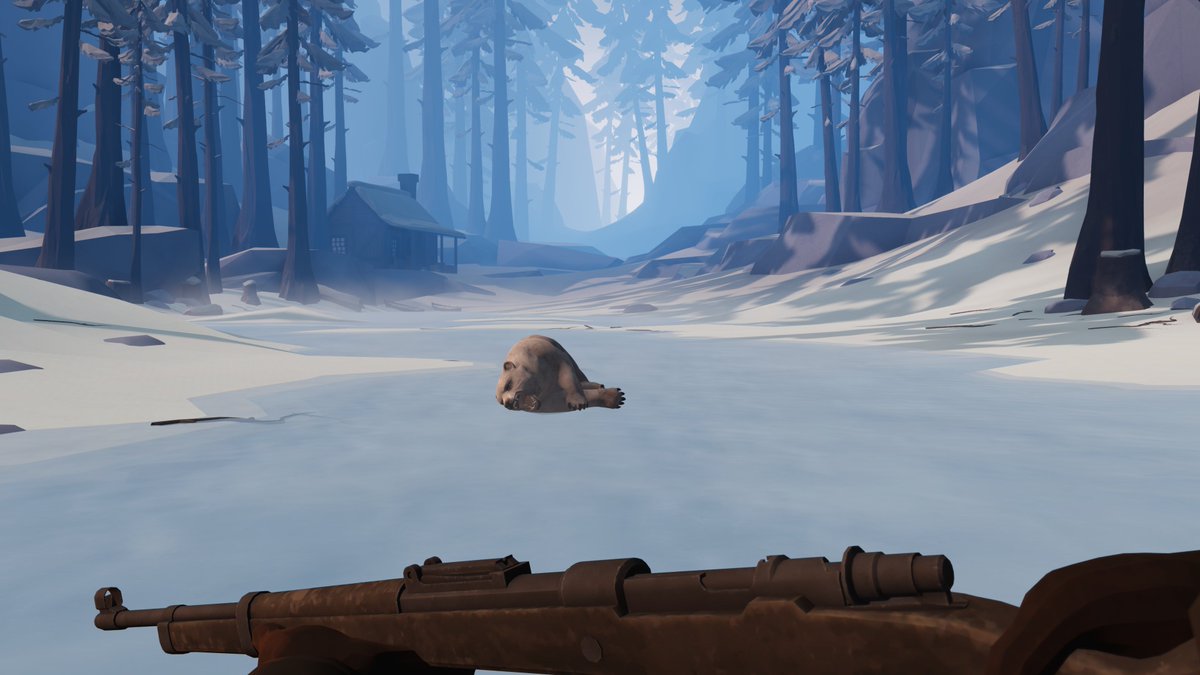 FrozenShipGame's tweet photo. Hunting is survival ❄️ Bring food, resources, and hope back to your moving city ‐ your crew’s future depends on it!

#IndieGame #SurvivalGame #PostApocalyptic https://t.co/ncRyQgexsV
