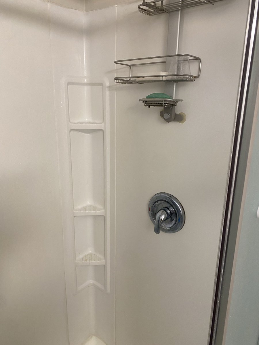 CoachRob28's tweet photo. My shower.  My shower after my wife uses it once. 😂 https://t.co/igQ0qp1mwc