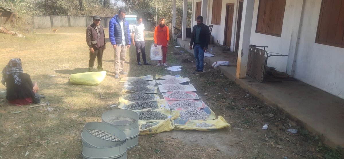 csmrsdelhi's tweet photo. The CSMRS Concrete Team is undertaking a field visit to the Mawblie Hydroelectric Project, Meghalaya, to conduct a construction materials survey, including the collection of coarse and fine aggregate samples from identified rock quarries and riverbeds in the project vicinity. The collected samples will be subjected to detailed laboratory investigations to assess their suitability for use in concrete structures of the project. The Mawblie Hydroelectric Project will contribute to clean and renewable energy generation, improve regional power availability and infrastructure, promote local economic development and employment, reduce greenhouse gas emissions, and support sustainable and cost-effective construction practices through the use of locally available materials.
#CSMRS
#MawblieHydroelectricProject
#15CrHarGharJal #15करोड़हरघरजल #Meghalaya #hydropower