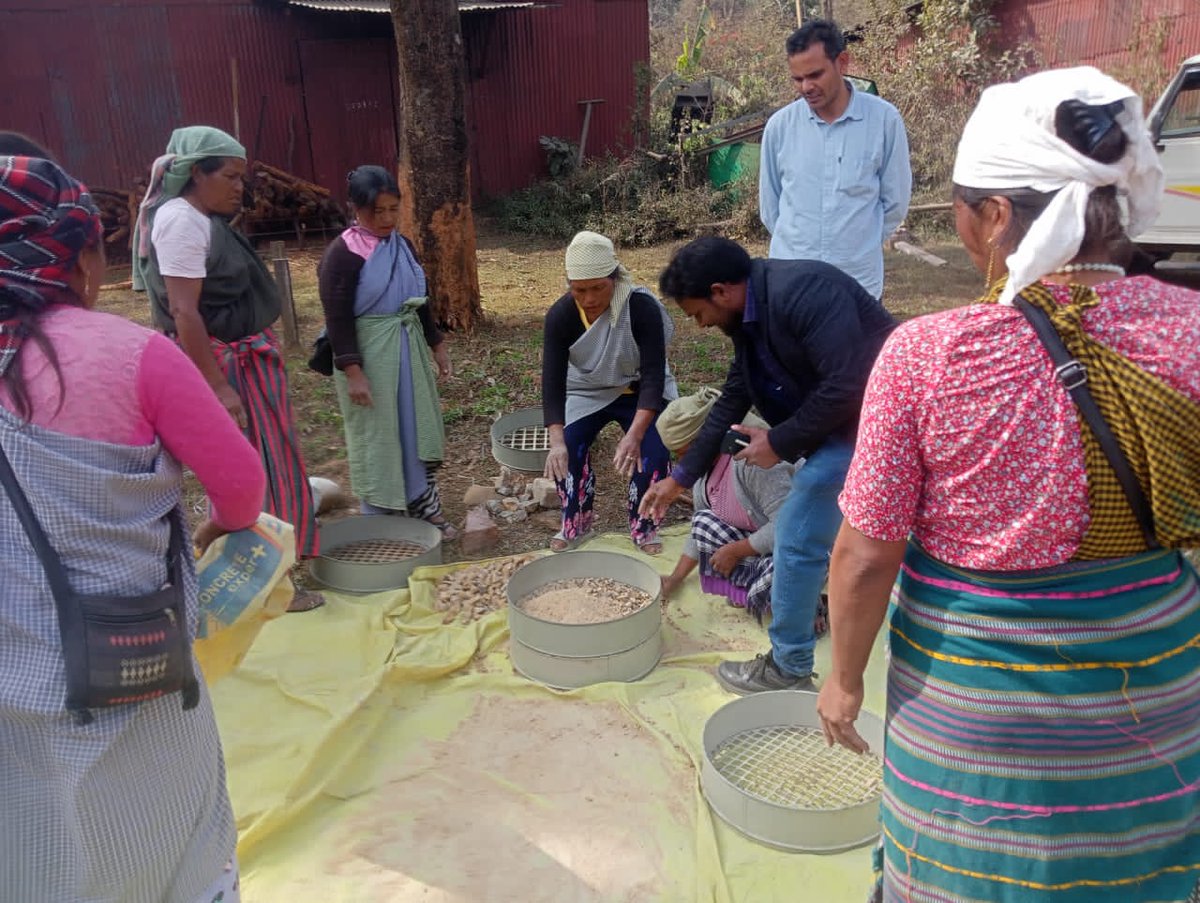 csmrsdelhi's tweet photo. The CSMRS Concrete Team is undertaking a field visit to the Mawblie Hydroelectric Project, Meghalaya, to conduct a construction materials survey, including the collection of coarse and fine aggregate samples from identified rock quarries and riverbeds in the project vicinity. The collected samples will be subjected to detailed laboratory investigations to assess their suitability for use in concrete structures of the project. The Mawblie Hydroelectric Project will contribute to clean and renewable energy generation, improve regional power availability and infrastructure, promote local economic development and employment, reduce greenhouse gas emissions, and support sustainable and cost-effective construction practices through the use of locally available materials.
#CSMRS
#MawblieHydroelectricProject
#15CrHarGharJal #15करोड़हरघरजल #Meghalaya #hydropower