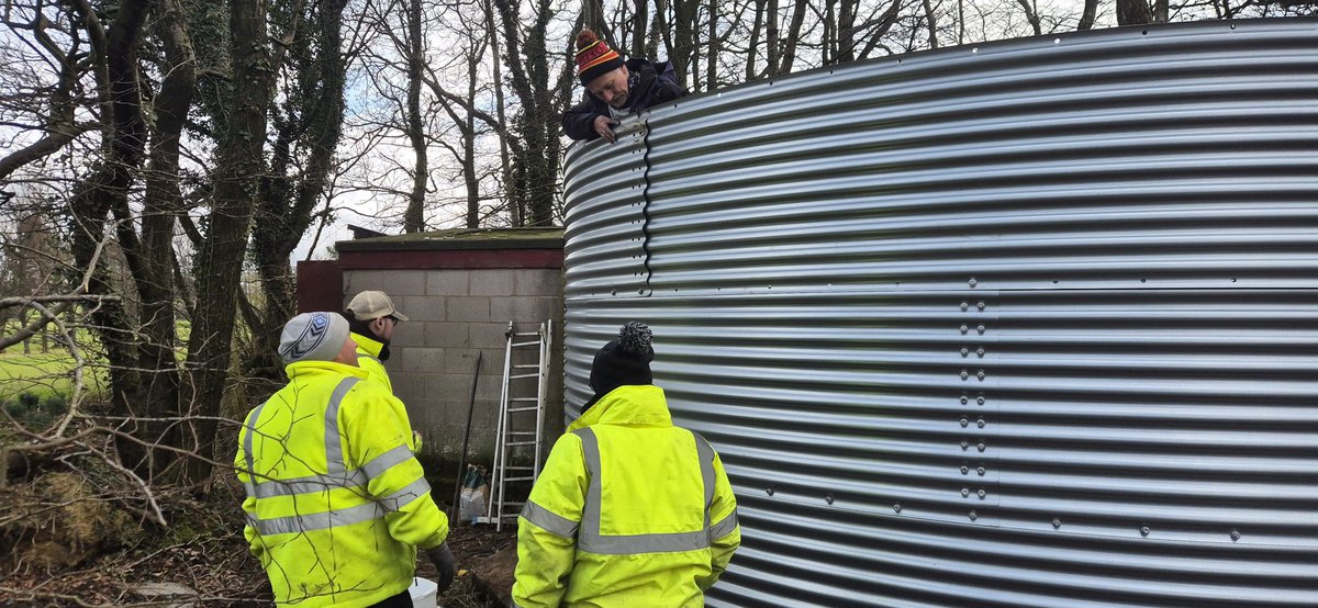 Stewartmarsha11's tweet image. Another busy week so far @ClubWorkington new larger irrigation tank installed in prep for tee irrigation starting this spring, well needed verti drain on greens. Really pleased with what the team are producing atm, bravo fellas 👏🏻 
#simplyloveleh #greenkeepers #dreamteam
