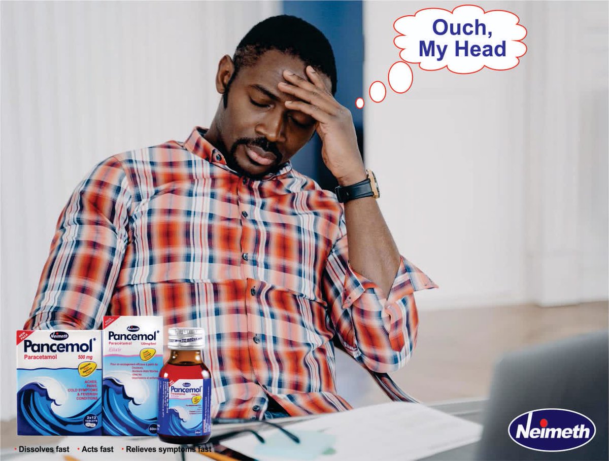 If stress, long days, weather changes, and daily hustle  leave your body drained and uncomfortable. Think of pancemol 
#Neimethplc #pain#stressrelief