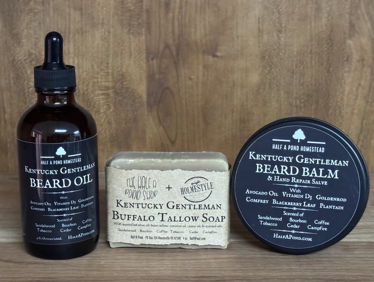 Kentucky Gentleman Beard Oil &amp; Beard Balm are top of the line for your beard care. But they have another great use, even for the unbearded. 

Winter skin. Dry, calloused &amp; cracked hands. Sandpaper elbow. That’s not moisturized and in your lane, fellas. 

Our beard oil is perfect