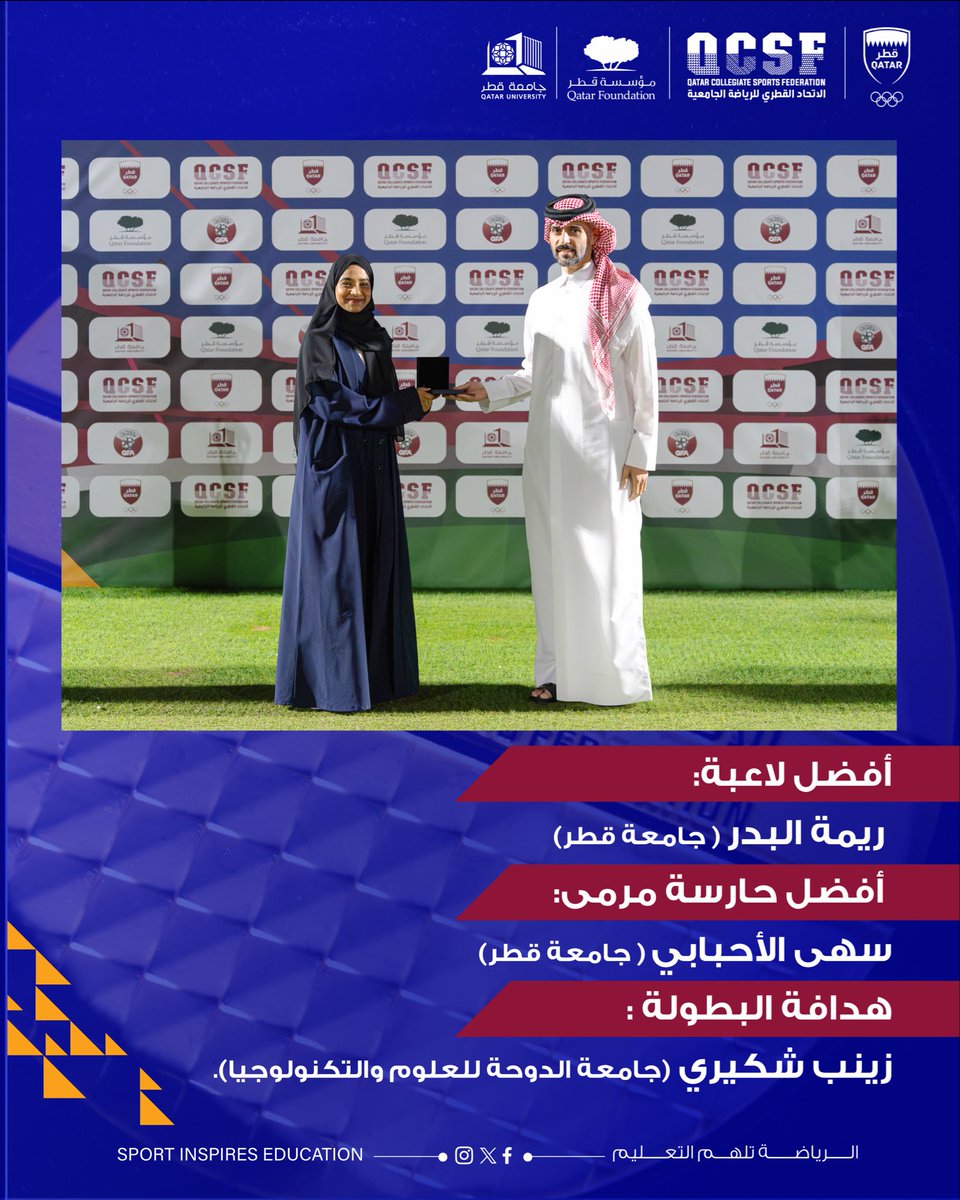 Qatar Collegiate Sports Federation tweet media
