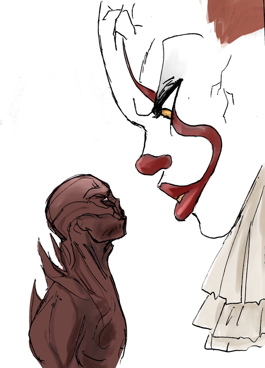 Sloppy__3's tweet photo. a little kiss... 
( ͡° ͜ʖ ͡°)
( #Vecna x #Pennywise ) https://t.co/gEvdE5DzcH