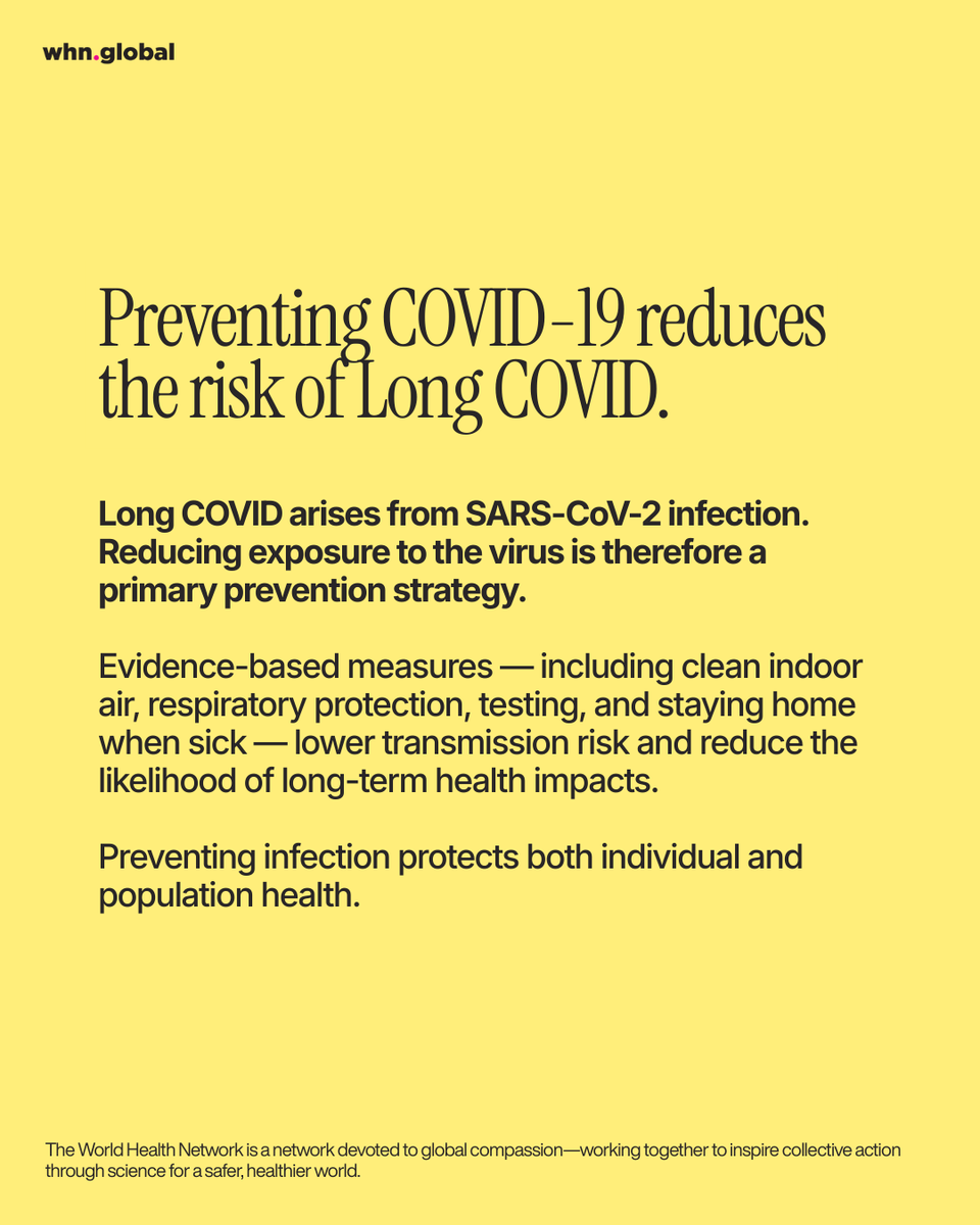 Long COVID is not psychosomatic. It is a complex, multisystem condition with physical causes documented across growing bodies of research. Preventing COVID-19 infections remains one of the most effective ways to reduce long-term harm.

Shared from the WHN Voices section —