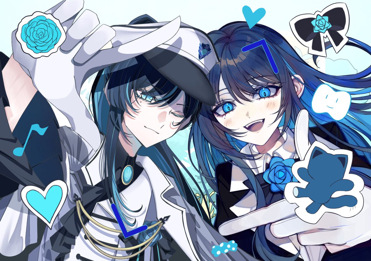 qzx71955789's tweet photo. 和大毛鱼老师的合绘！！！
老师画的太萌了！！！💙💙💙
请全世界都来看老师画的萌萌的Ado！！！
@DMYfish 

#Adoart https://t.co/3C3OIR1cy7