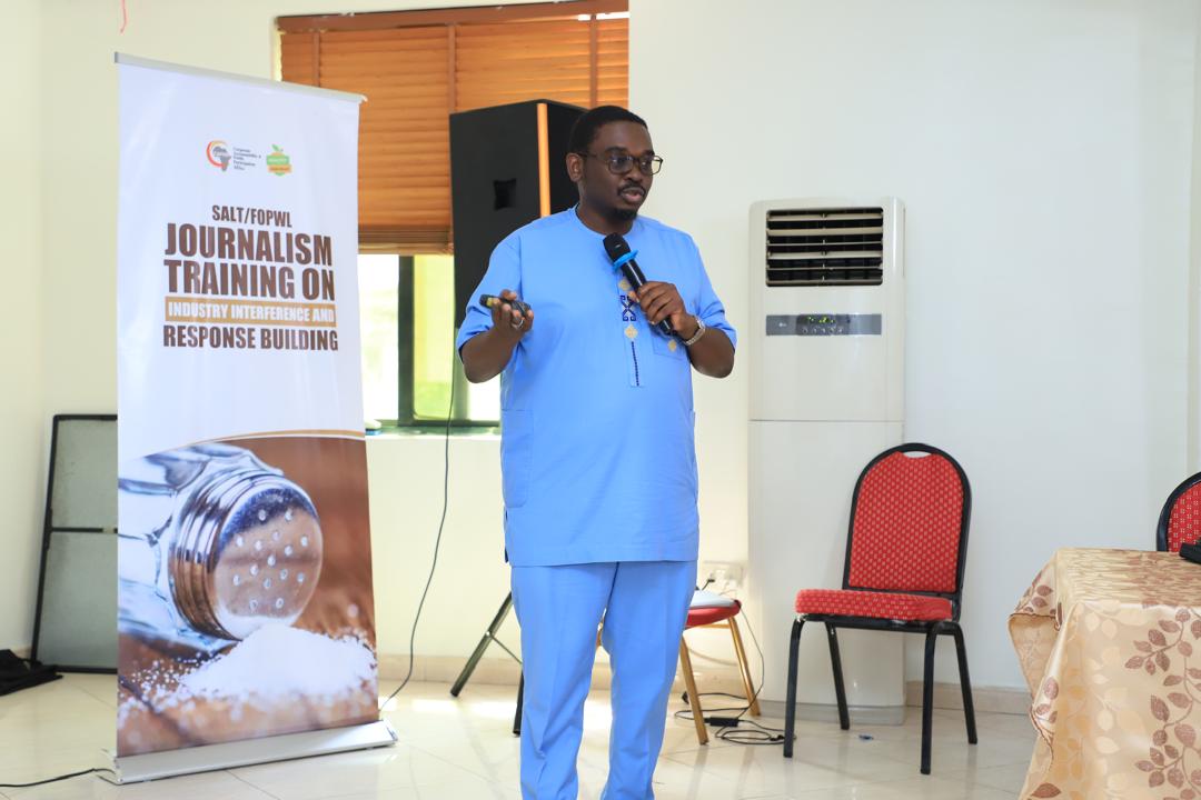 Femi Stephen (<a href="/fmstphn/">'Fẹ́mi Stephen</a>), <a href="/Fmohnigeria/">Federal Ministry of Health, NIGERIA</a>'s Food Safety Technical Lead explored the National Sodium Reduction Guidelines #ReduceSalt #HealthyFoodPolicy.