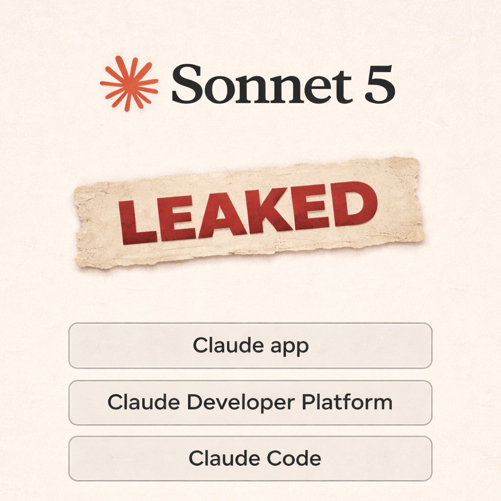 Claude Sonnet 5 leaked via Google Cloud logs.

What's interesting...

Swarm approach: multiple specialized agents coding in parallel instead of one.

Like a dev team in one model. Half the cost.

Every coding tool is about to became legacy...
#ai #claude