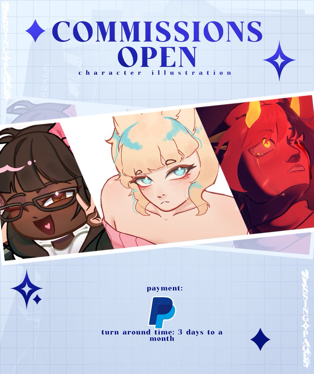 Missing Pages(COMMS OPEN) tweet media