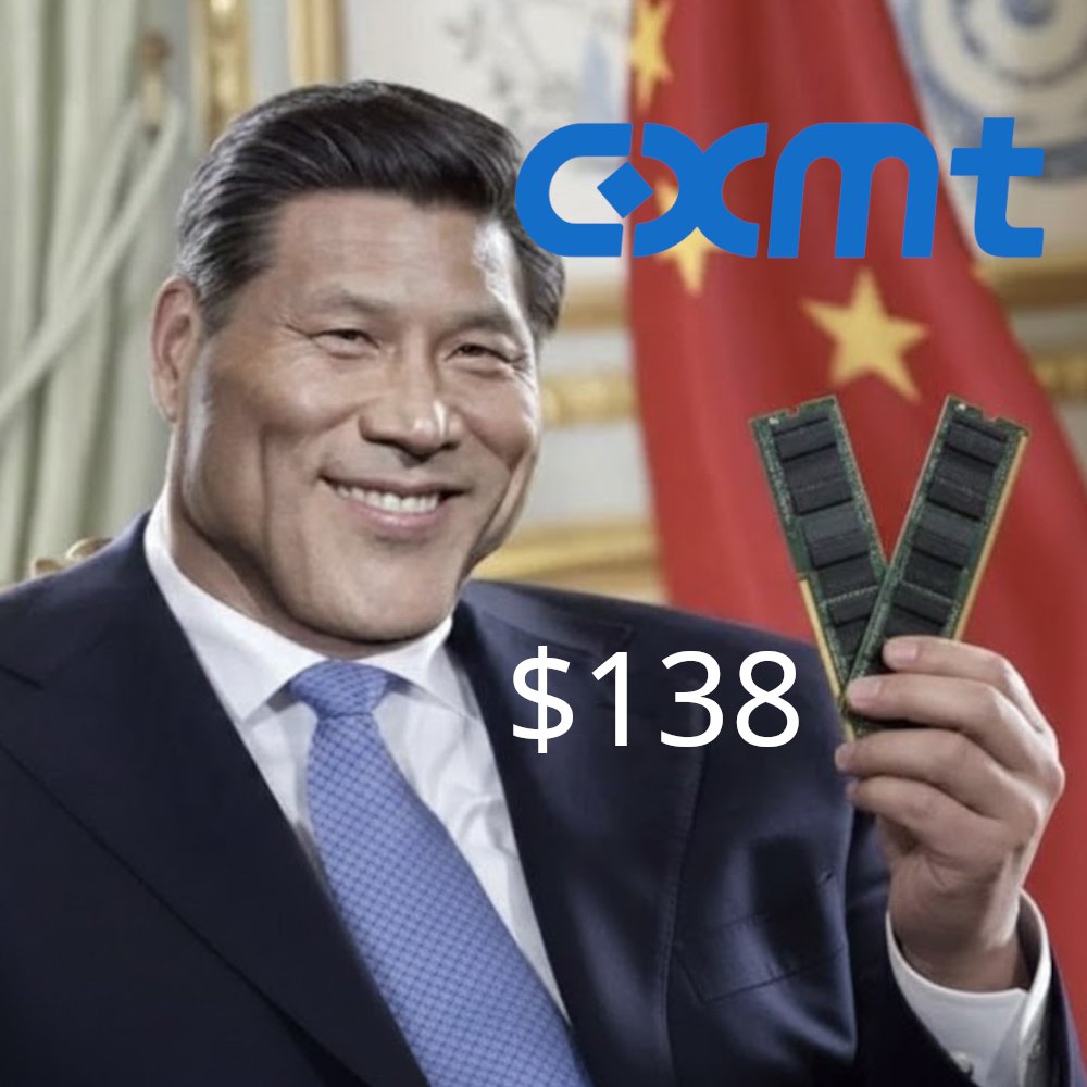 satyaXBT's tweet photo. China bikin gebrakan lagi lewat RAM murah

Harga RAM lagi digoreng terus karena Big Tech macem Samsung sibuk ngejar supply buat AI & Data Center.

Imbasnya? Retail user kayak kita yang kena getahnya.

Tapi, China masuk ngasih solusi lewat CXMT:

- Mass production jutaan wafer (Supply Shock).

- Fokus DDR5 & LPDDR5X speed kenceng.

- Brand tier 1 (HP, Dell, Asus) udah mulai testing chip ini.

Di saat market global harganya makin nggak ngotak, China nawarin harga miring.

Kalo kalian yakin nggak pake produk dari China ini?